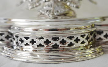 Solid Sterling silver Gothic Chalice
